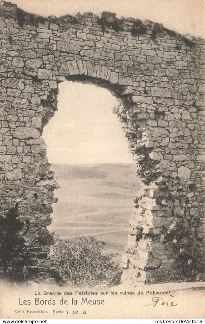 BELGIQUE -  Yvoir - La Brèche Des Patriotes Sur Les Ruines De Poilvache - Carte Postale Ancienne - Yvoir