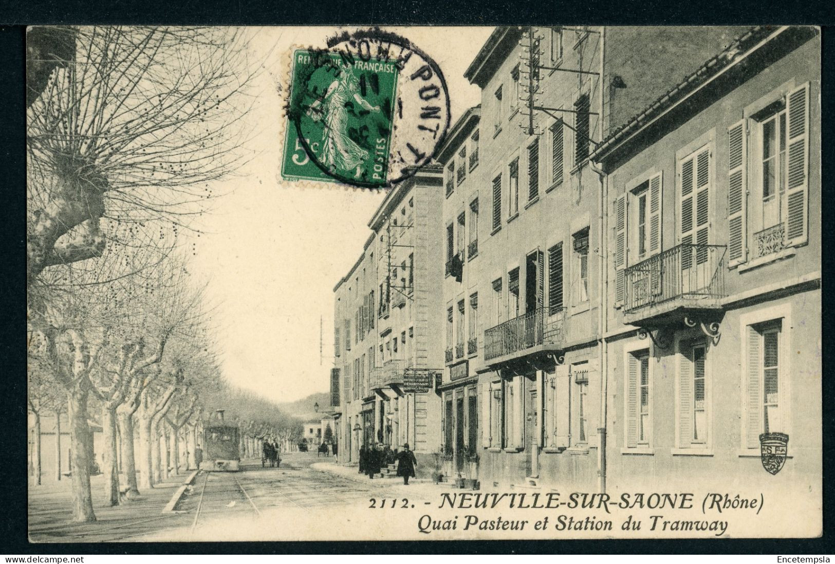 CPA - Carte Postale - France - Neuville Sur Saone - Quai Pasteur Et Station Du Tramway (CP24444OK) - Neuville Sur Saone