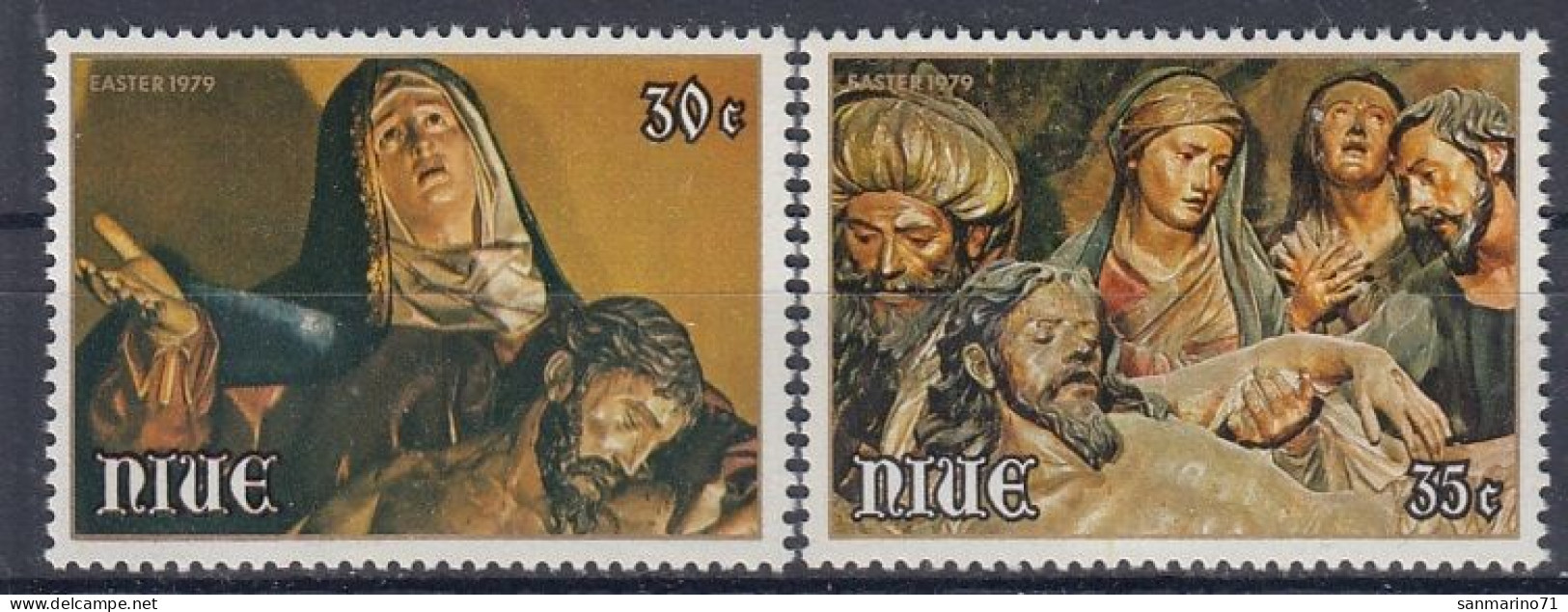 NIUE 234-235,unused - Pâques