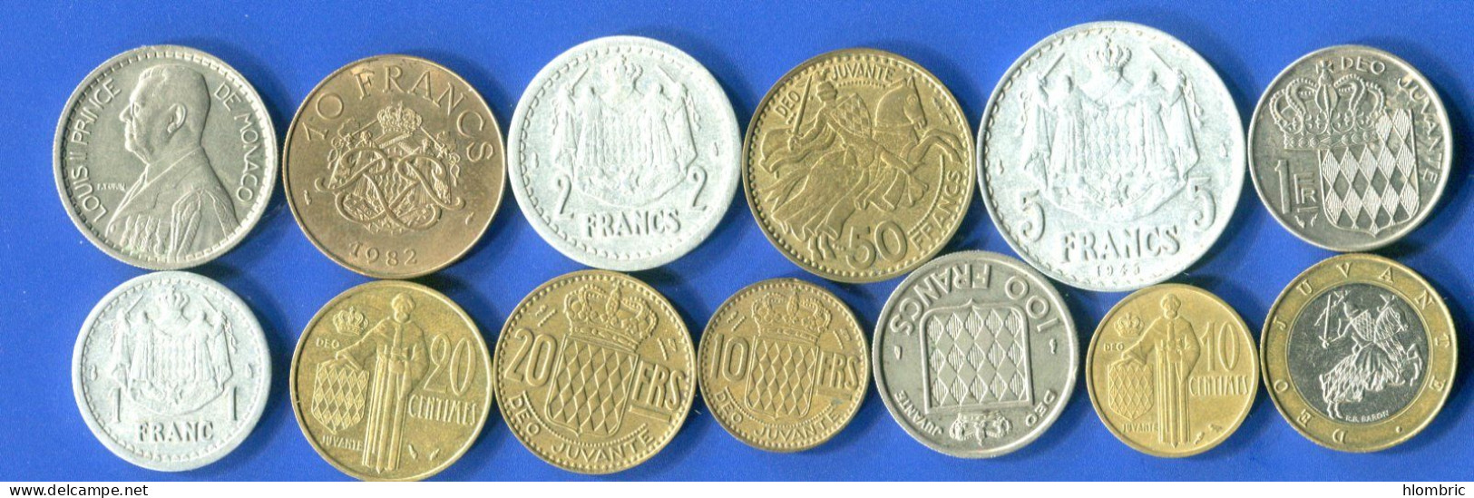 Monaco  13 Pieces - 1922-1949 Louis II.