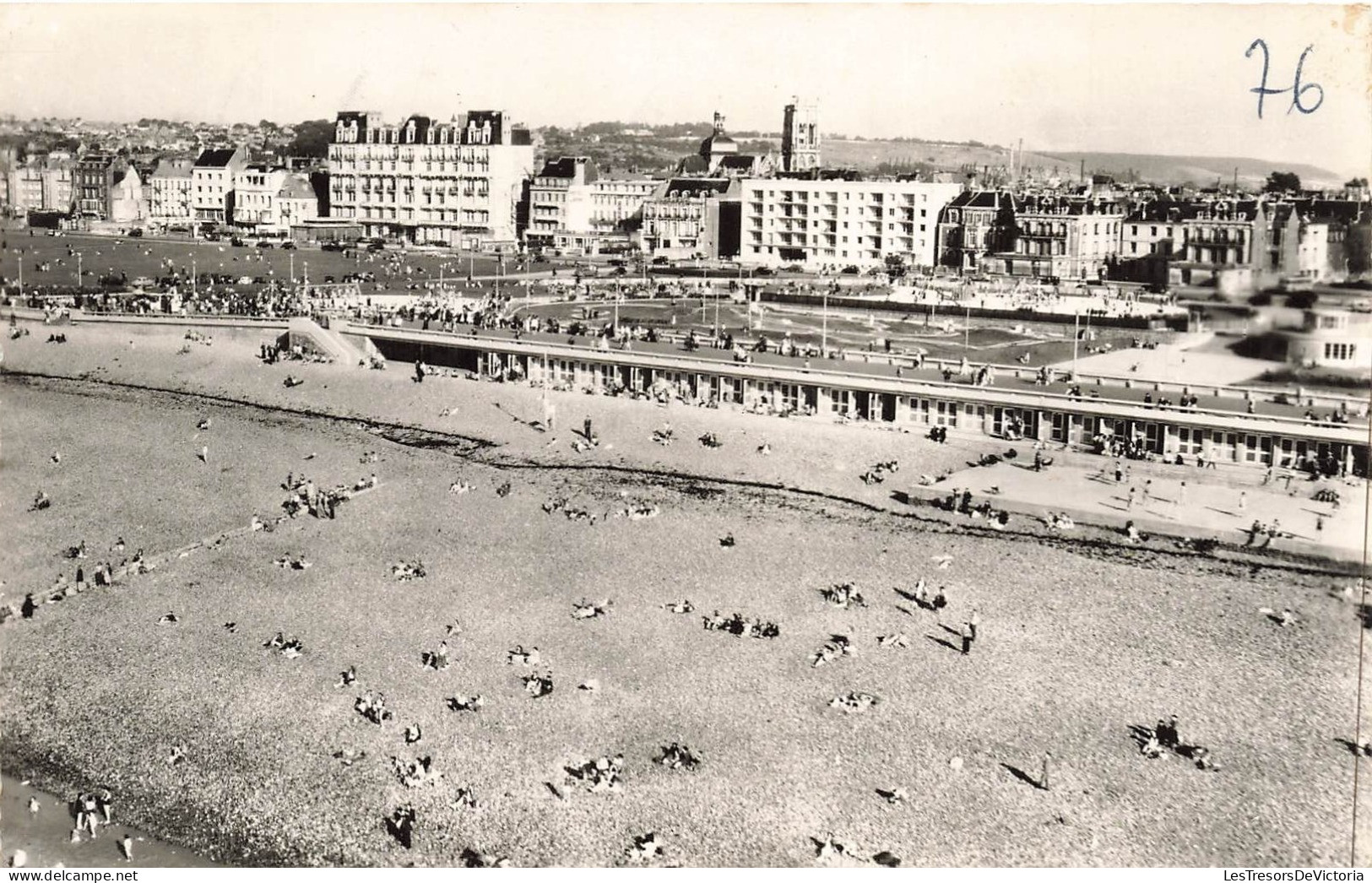 FRANCE - Dieppe - Vue Aérienne De La Plage - Carte Postale - Dieppe