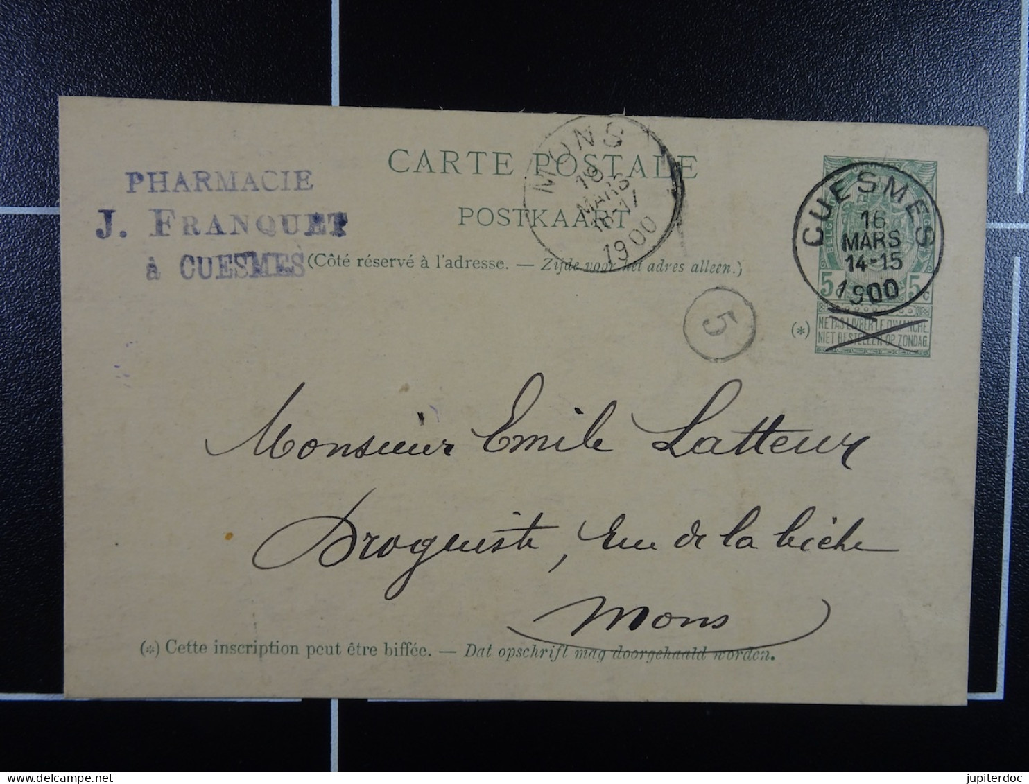 Pharmacie J. Franquet Cuesmes - Mercanti