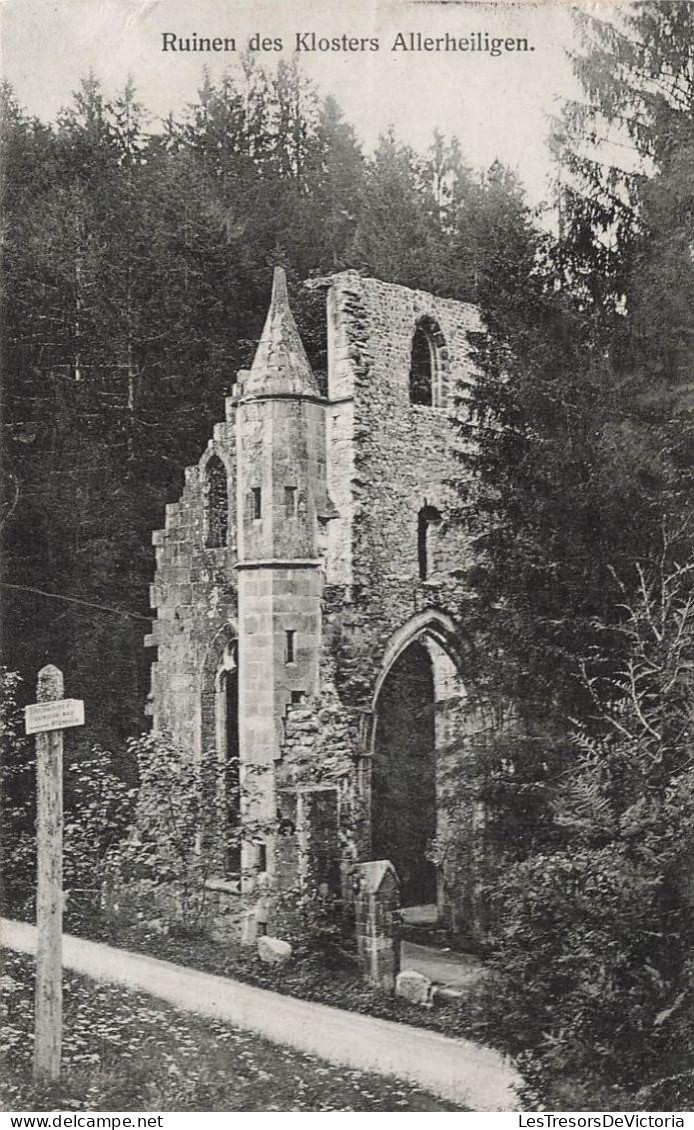 ALLEMAGNE - Ruines Des Klosters Allerheiligen - Vue Panoramique Des Ruines - Carte Postale Ancienne - Oppenau