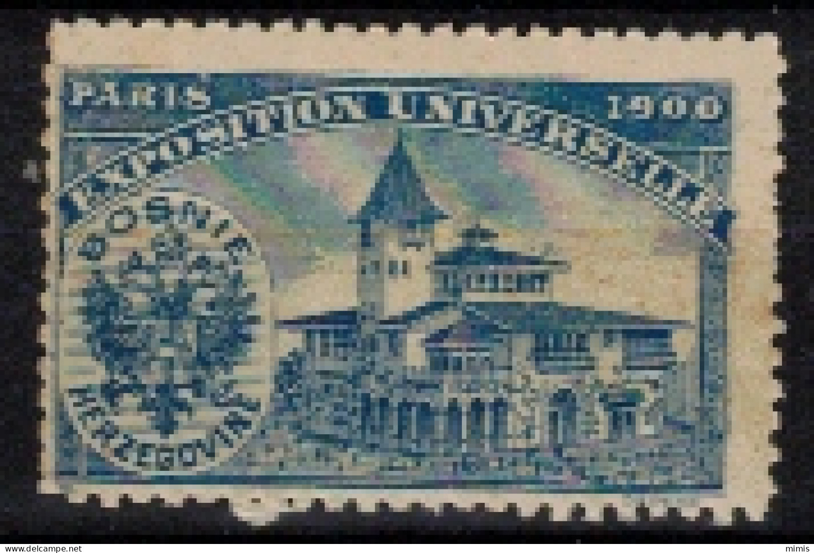 FRANCE     VIGNETTES      Exposition Universelle Paris 1900    Bosnie Herzegovine - Turismo (Viñetas)