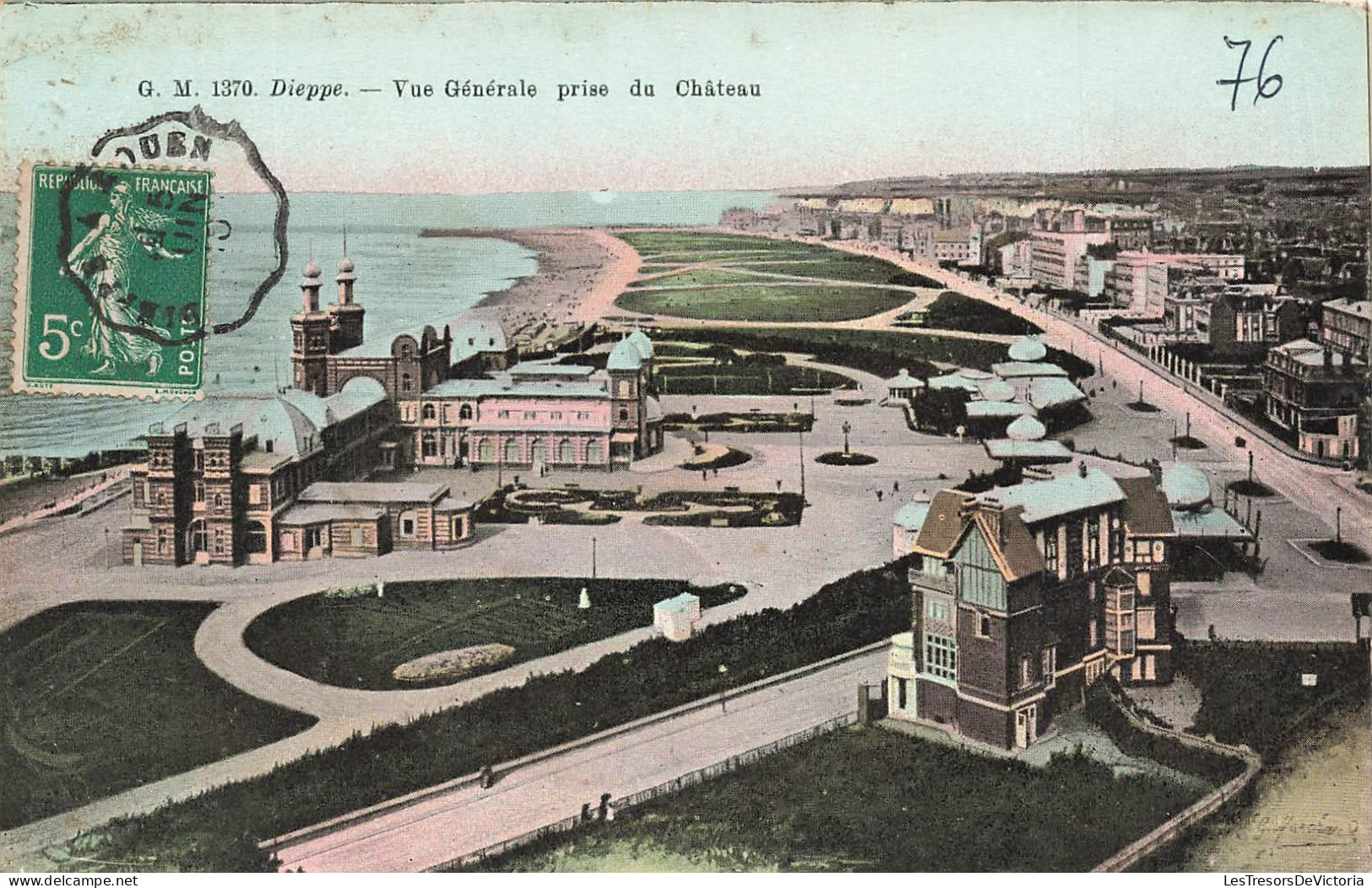 FRANCE - Dieppe - Vue Générale Prise Du Château - Carte Postale Ancienne - Dieppe