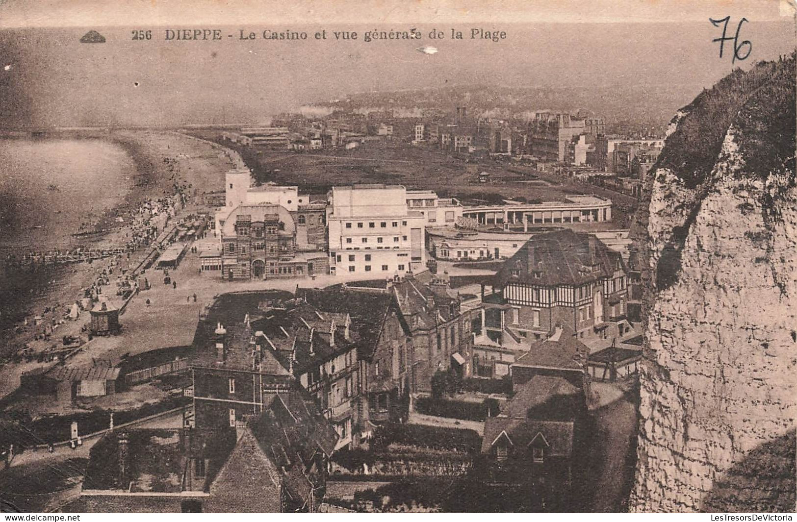 FRANCE - Dieppe - Le Casino Et Vue Générale De La Plage - Carte Postale Ancienne - Dieppe