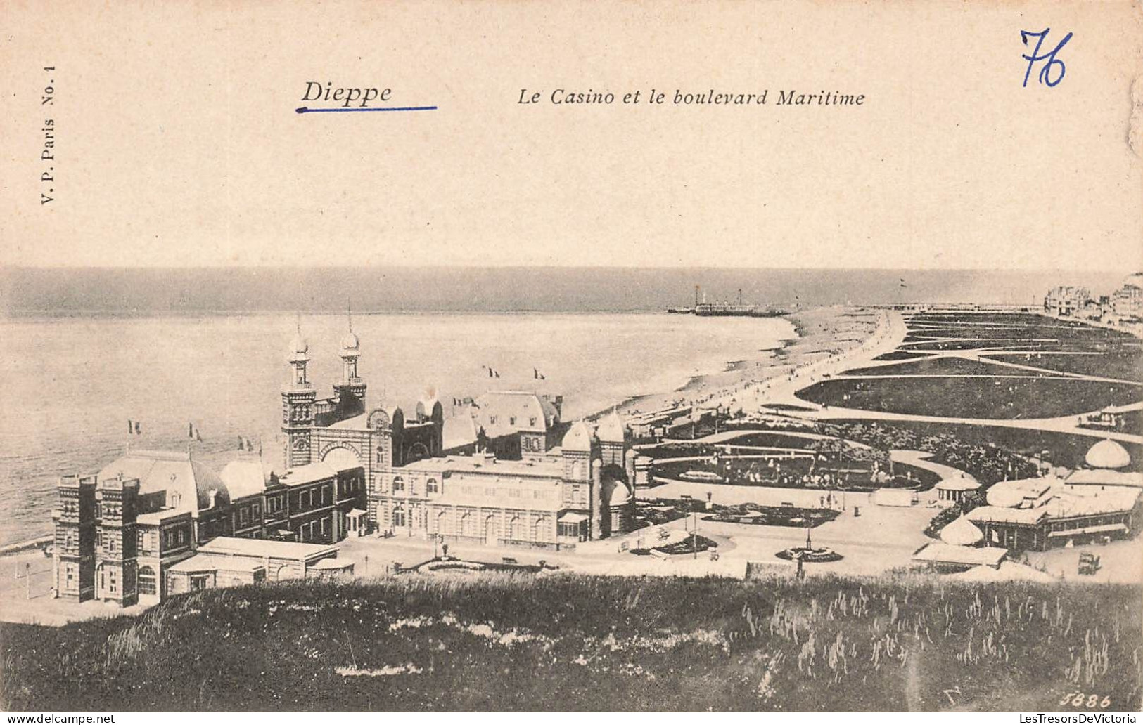 FRANCE - Dieppe - Le Casino Et Le Boulevard Maritime - Carte Postale Ancienne - Dieppe