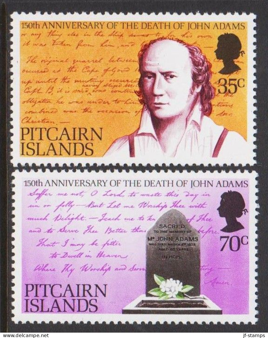 1979. PITCAIRN ISLANDS JOHN ADAMS Complete Set. Never Hinged. (Michel 182-183) - JF543065 - Pitcairn Islands