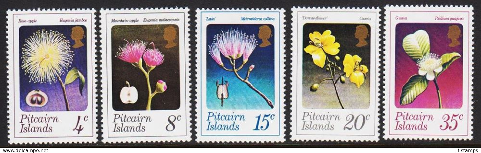 1973. PITCAIRN ISLANDS Flowers And Seeds Complete Set. Never Hinged. (Michel 130-134) - JF543073 - Pitcairninsel