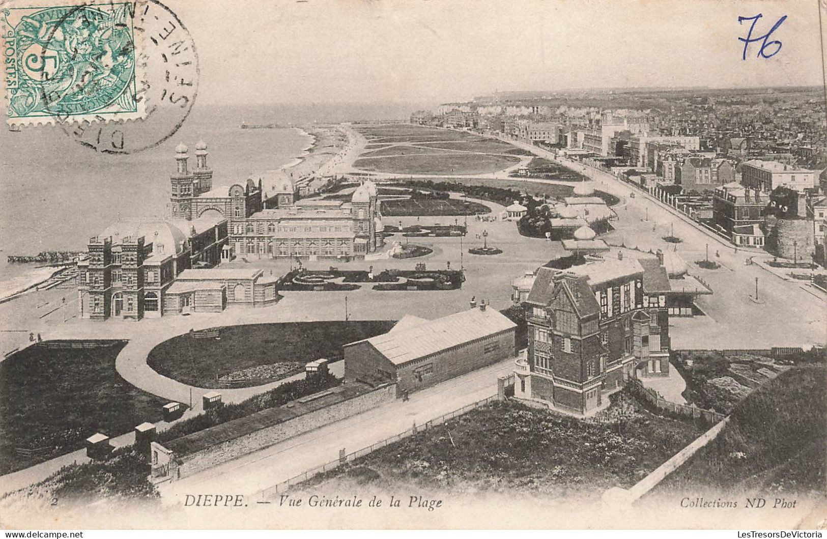 FRANCE - Dieppe - Vue Générale De La Plage - Carte Postale Ancienne - Dieppe