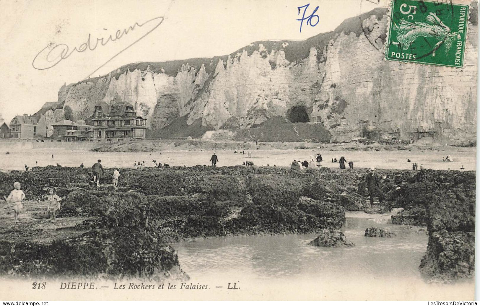 FRANCE - Dieppe - Les Rochers Et Les Falaises - Carte Postale Ancienne - Dieppe