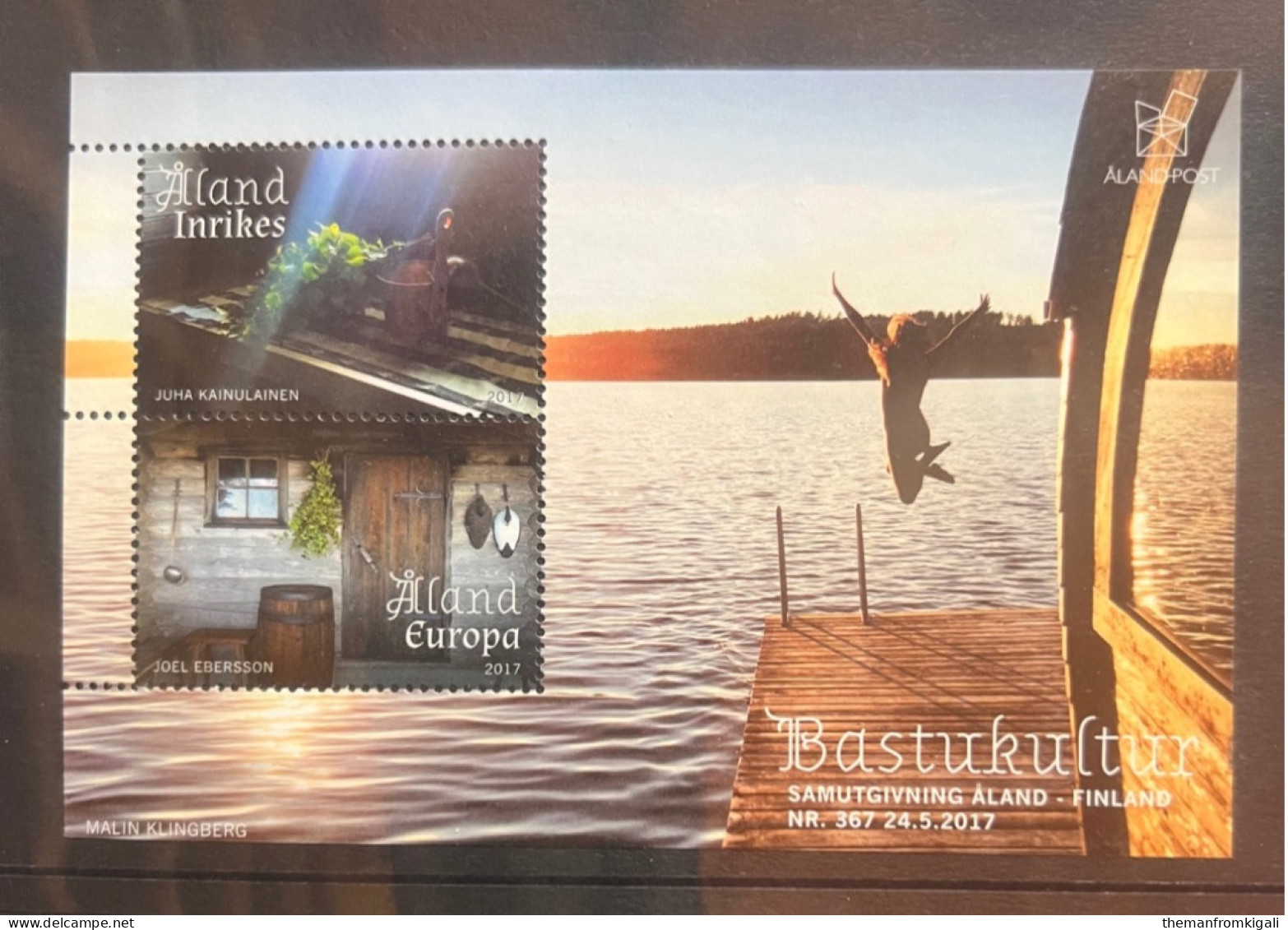 Aland 2017 - Sauna Traditions - Joint Issue With Finland. - Aland
