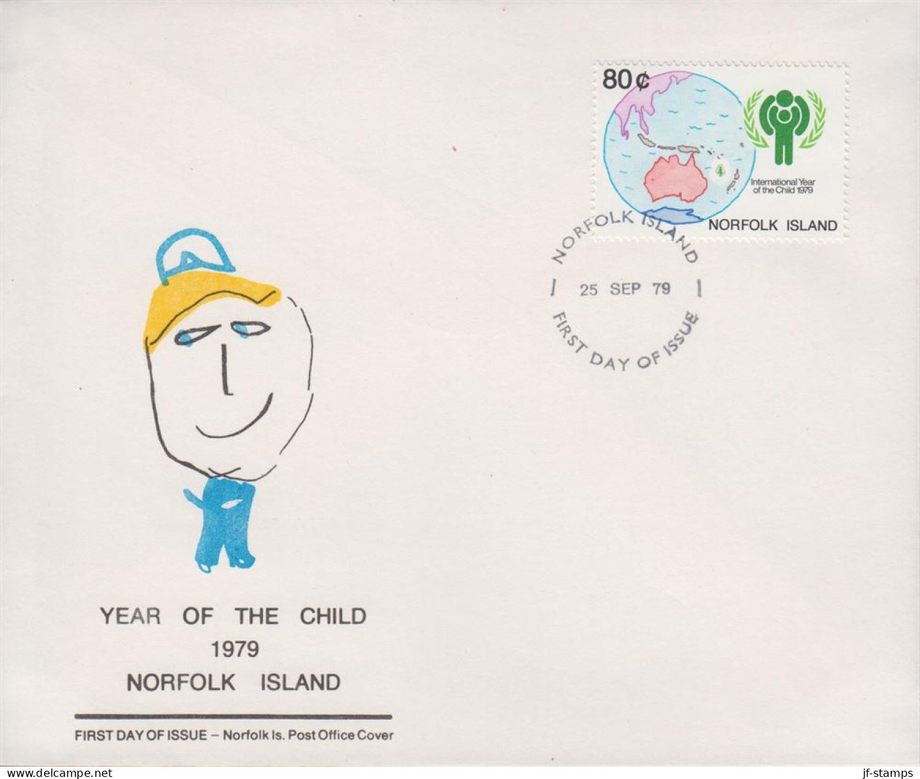 1979. NORFOLK ISLAND. Year Of The Child On FDC. (MICHEL 233) - JF543126 - Isla Norfolk