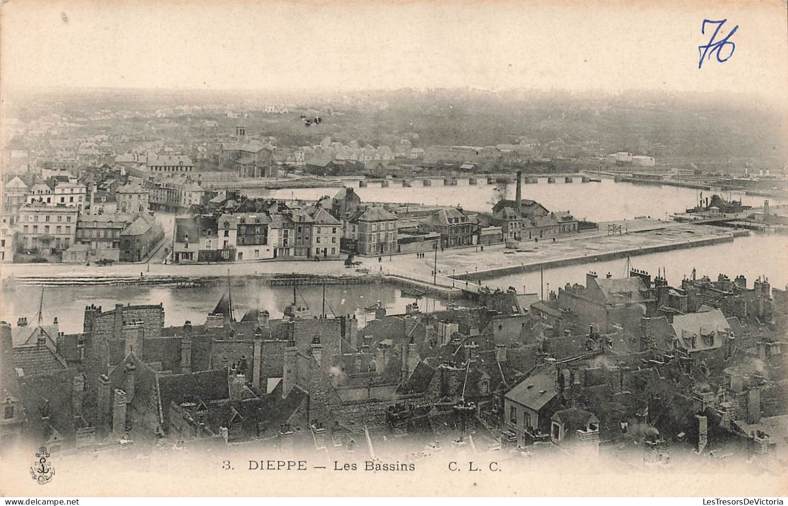 FRANCE - Dieppe - Les Bassins - Carte Postale Ancienne - Dieppe