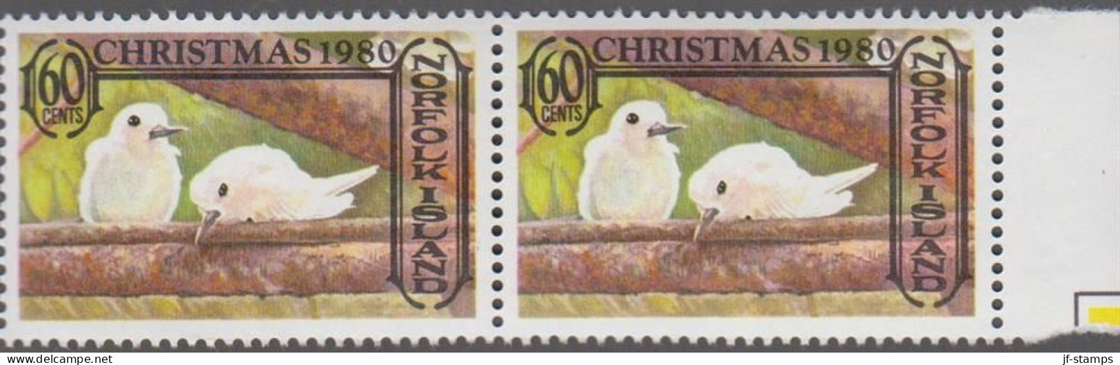 1980. NORFOLK ISLAND. CHRISTMAS Sea Birds Motives COMPLETE SET In Never Hinged 3-stripe +... (MICHEL 257-260) - JF543143 - Norfolk Island