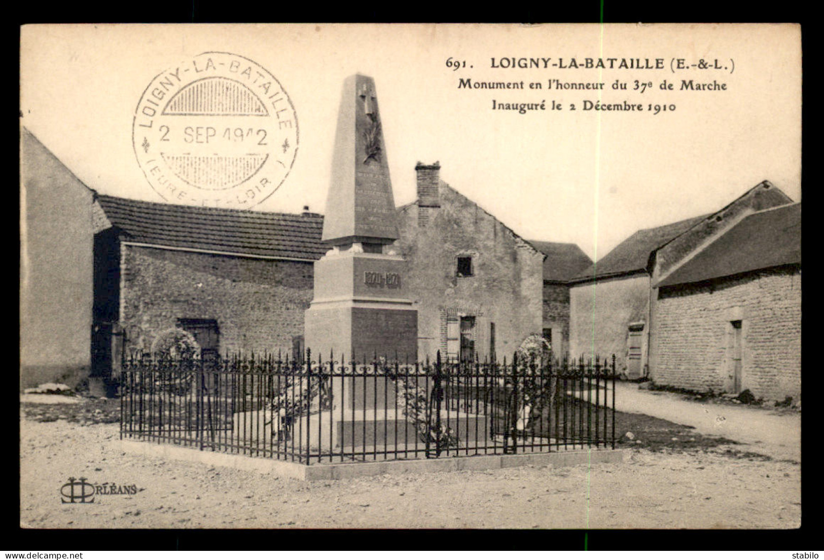 28 - LOIGNY-LA-BATAILLE - MONUMENT DE LA GUERRE DE 1870 - Loigny
