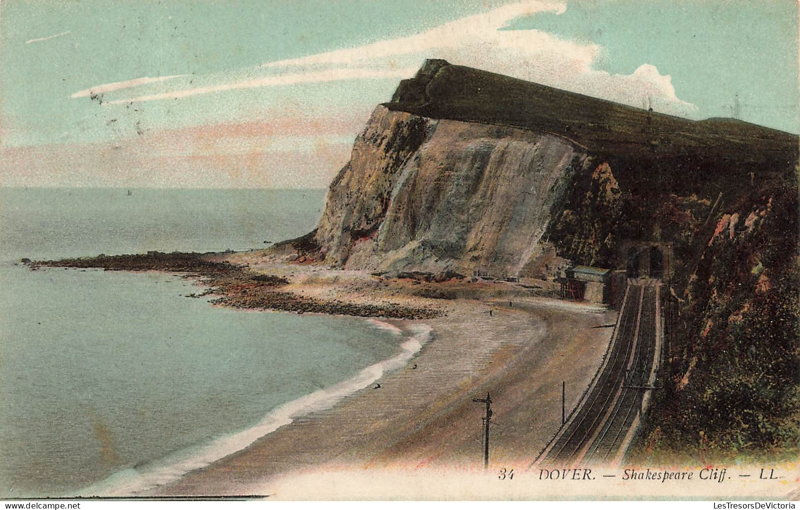 ROYAUME UNI - Dover - Shakespeare Cliff - LL - Colorisé - Carte Postale Ancienne - Other & Unclassified