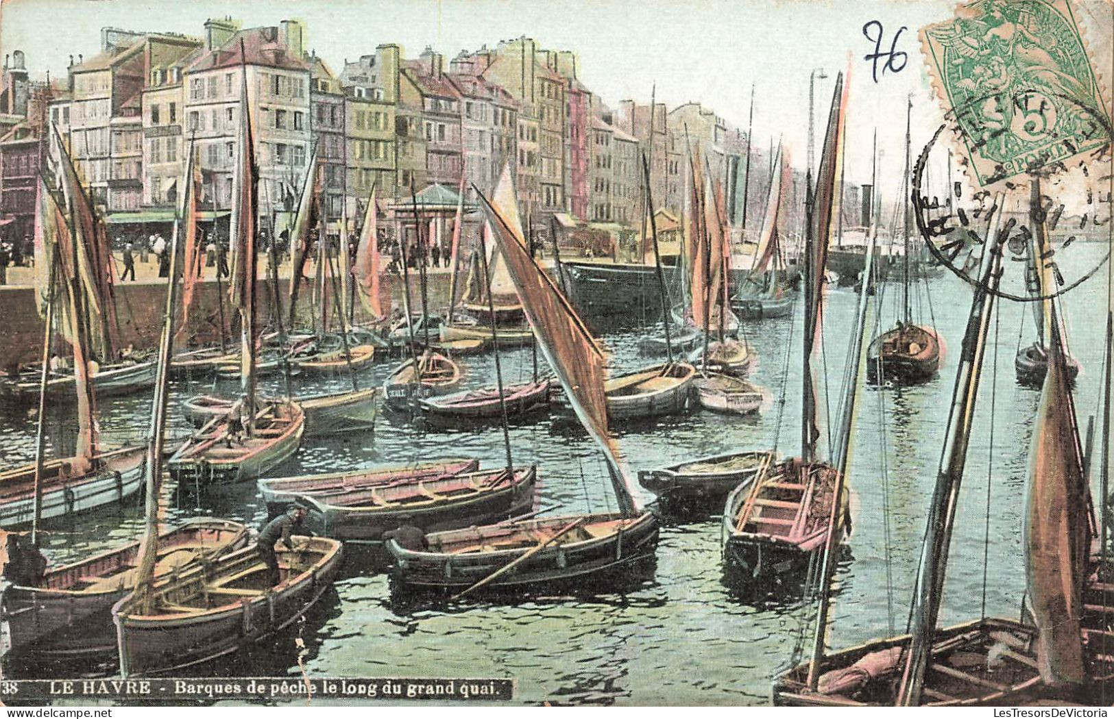 FRANCE - Le Havre - Barque De Pêche Le Long Du Grand Quai - Carte Postale Ancienne - Non Classés