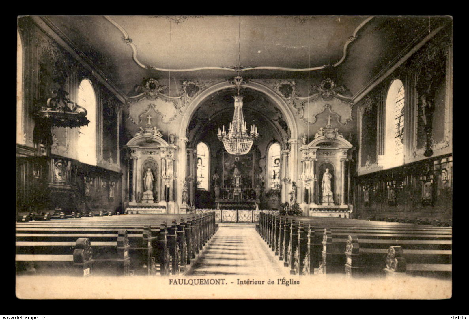 57 - FAULQUEMONT - INTERIEUR DE L'EGLISE - Faulquemont