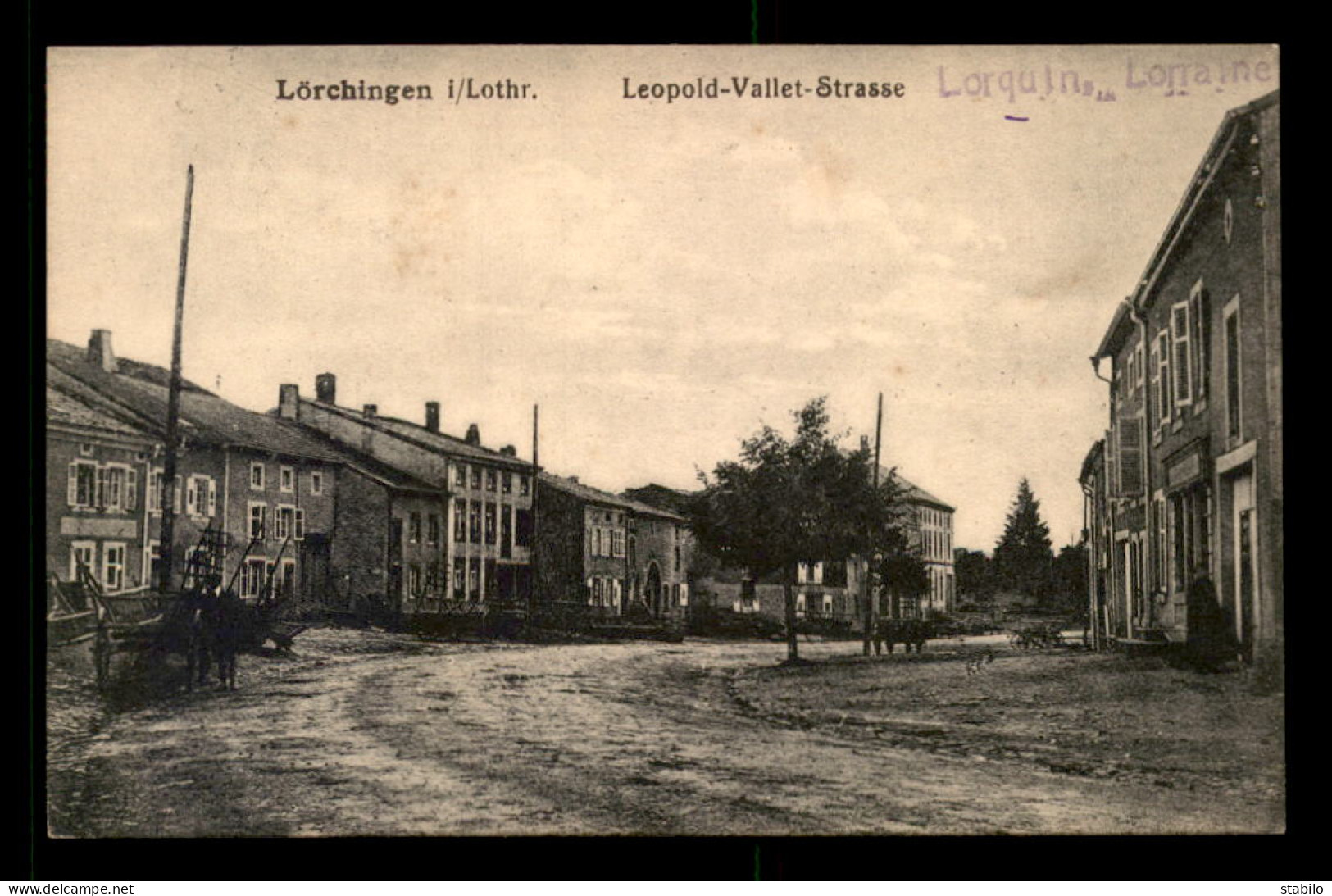 57 - LORQUIN - LORCHINGEN - LEOPOLD-VALLET STRASSE - Lorquin