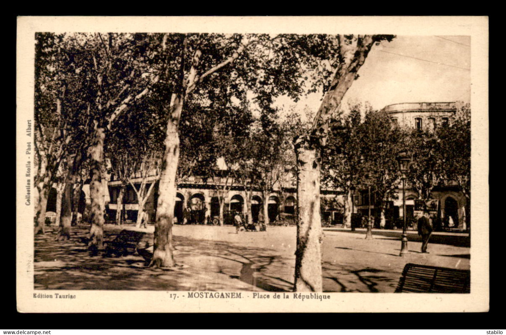 ALGERIE - MOSTAGANEM - PLACE DE LA REPUBLIQUE - Mostaganem