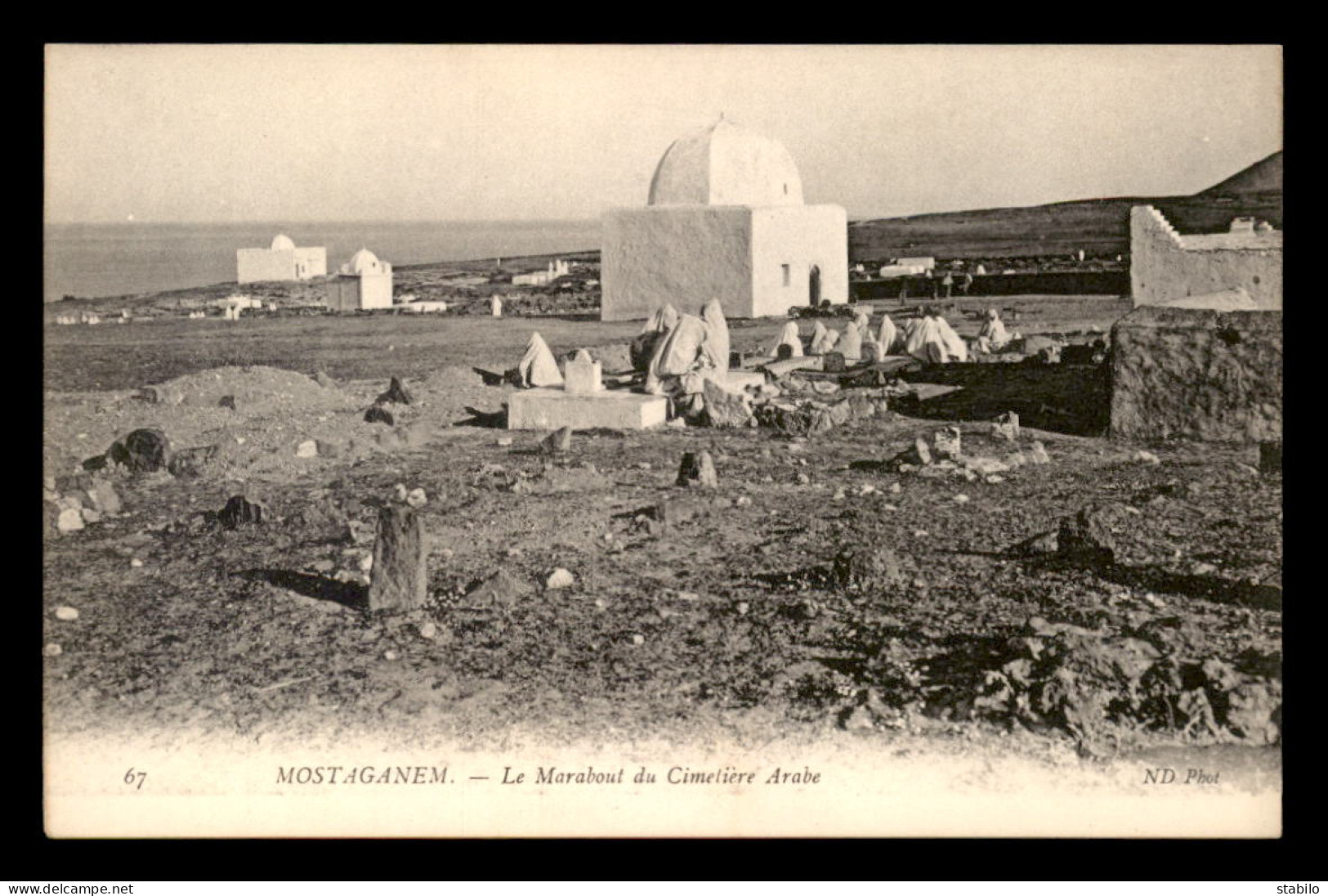 ALGERIE - MOSTAGANEM - LE MARABOUT DU CIMETIERE ARABE - Mostaganem