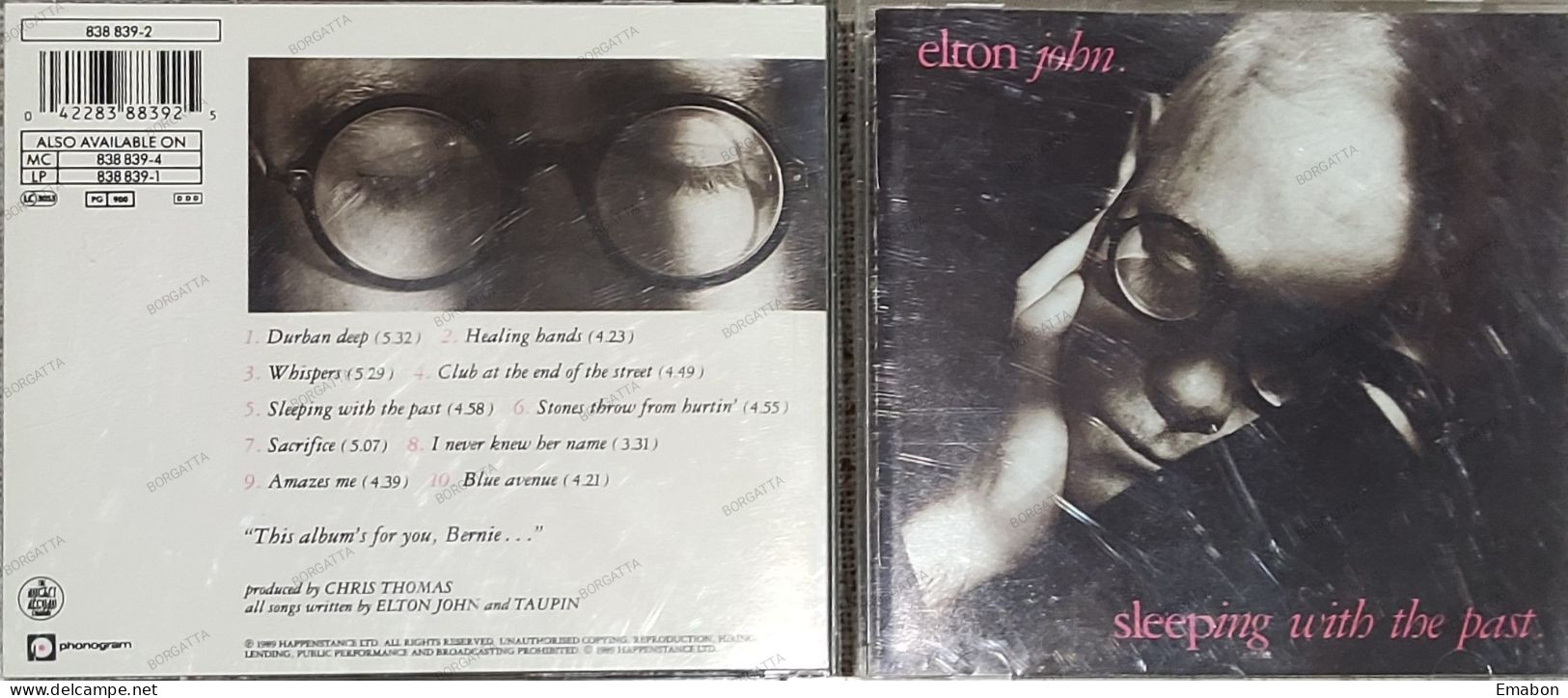 BORGATTA - ROCK - Cd  ELTON JOHN - SLEEPING WITH THE PAST - ROCKET  1989 -  USATO In Buono Stato - Rock