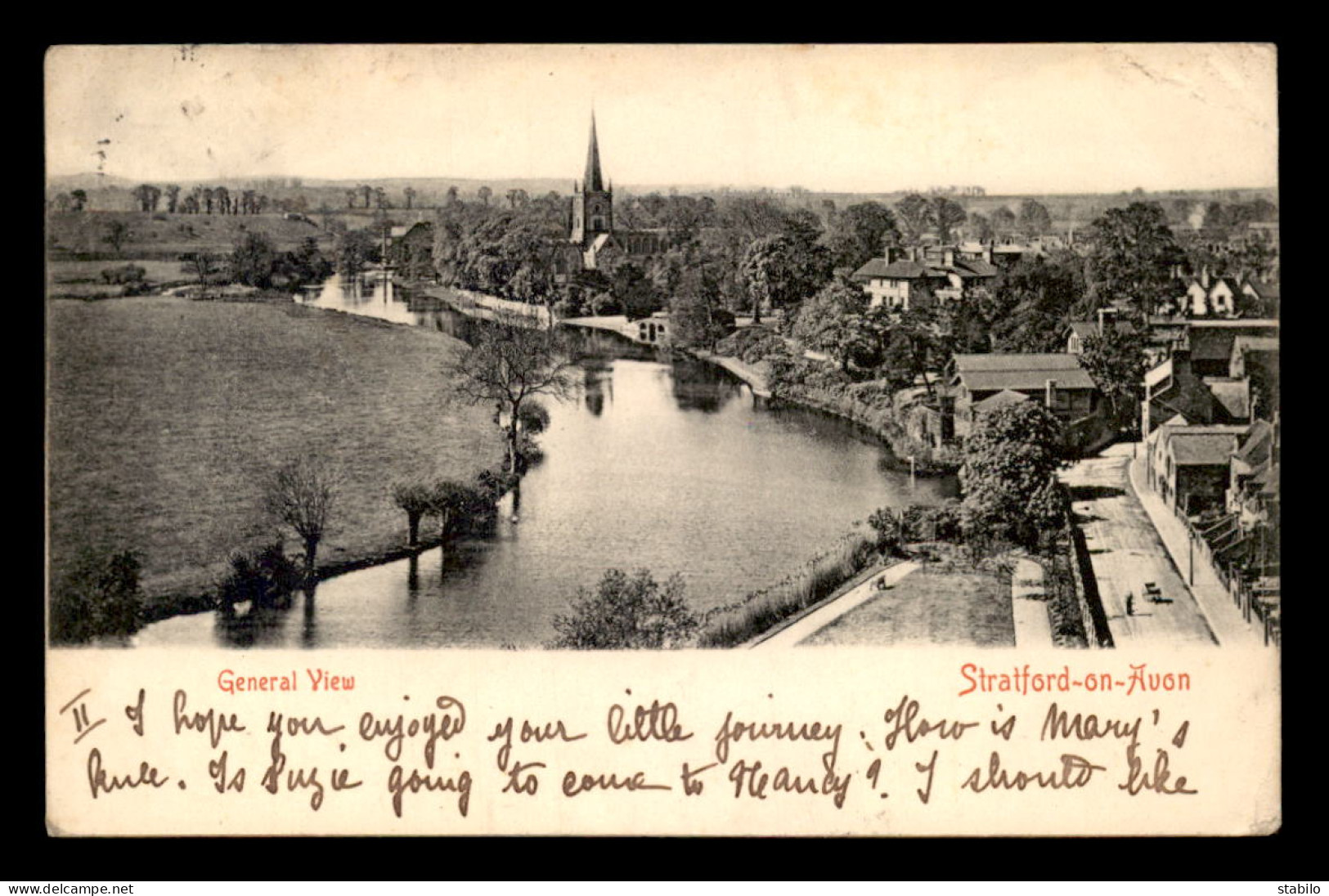 ANGLETERRE - WARWICKDHIRE - STRATFORD ON AVON -  GENERAL VIEW - Stratford Upon Avon