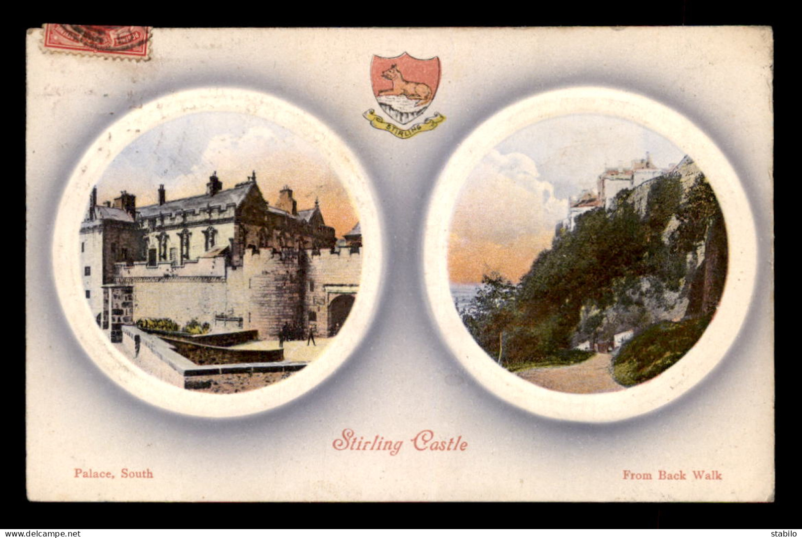 ECOSSE - STIRLING - CASTLE - CARTE N RELIEF - Stirlingshire