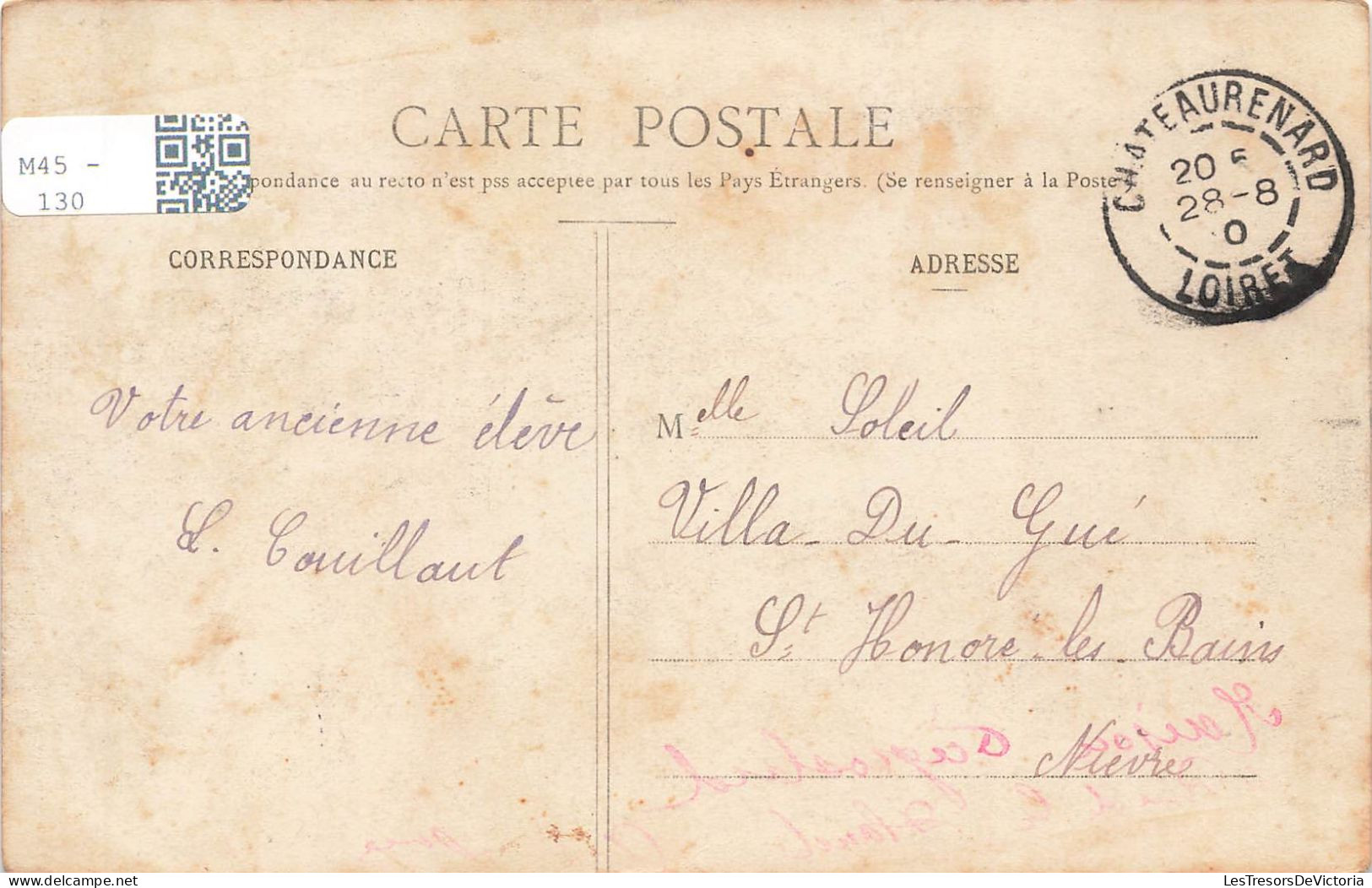 FRANCE - Chateaurenard - Vue Sur L'avenue De La Gare - Carte Postale Ancienne - Chateaurenard