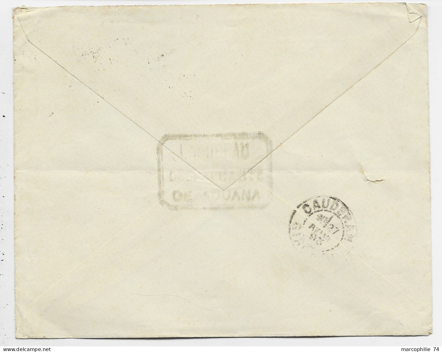 ARGENTINA 12C SOLO LETTRE COVER BUENOS AYRES 1893 TO FRANCE PAR VAPEUR LA PLATA - Storia Postale