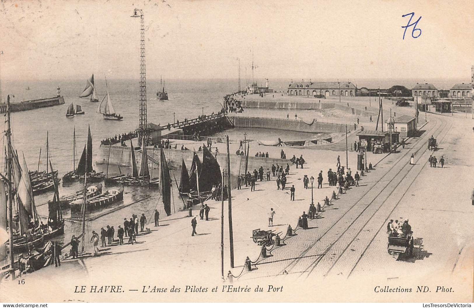 FRANCE - Le Havre - L'Anse Des Pilotes Et L'entrée Du Port - Carte Postale Ancienne - Unclassified