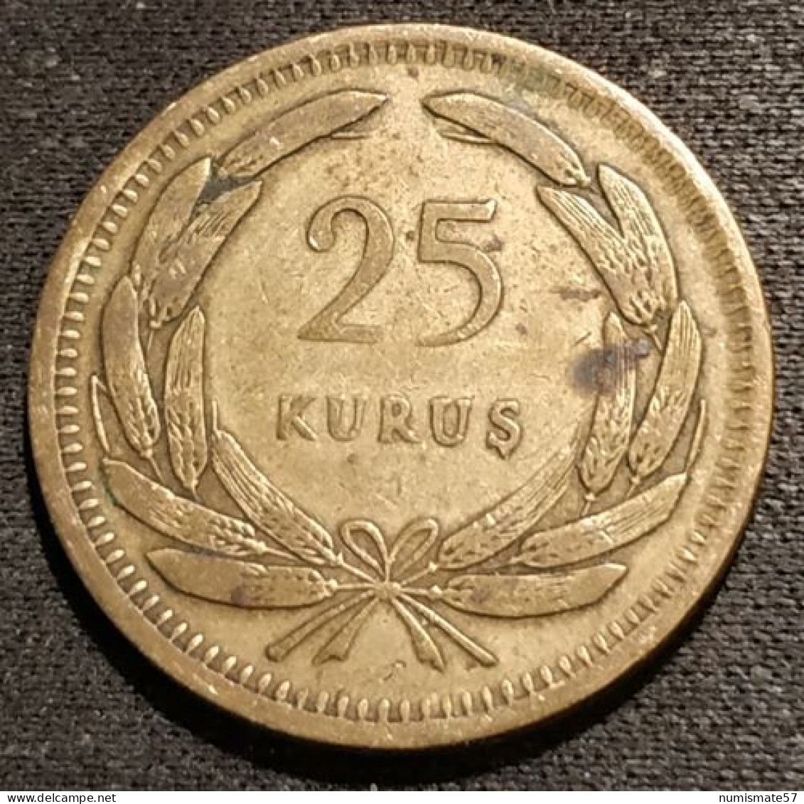 TURQUIE - TURKEY - 25 KURUS 1956 - KM 886 - Turchia