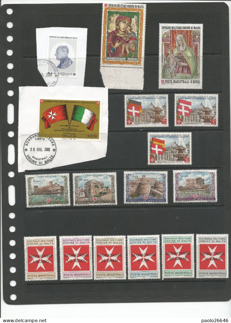 Blocco 3 Sacro Militare Ordine Di Malta Nuovi MNH ** - Collections