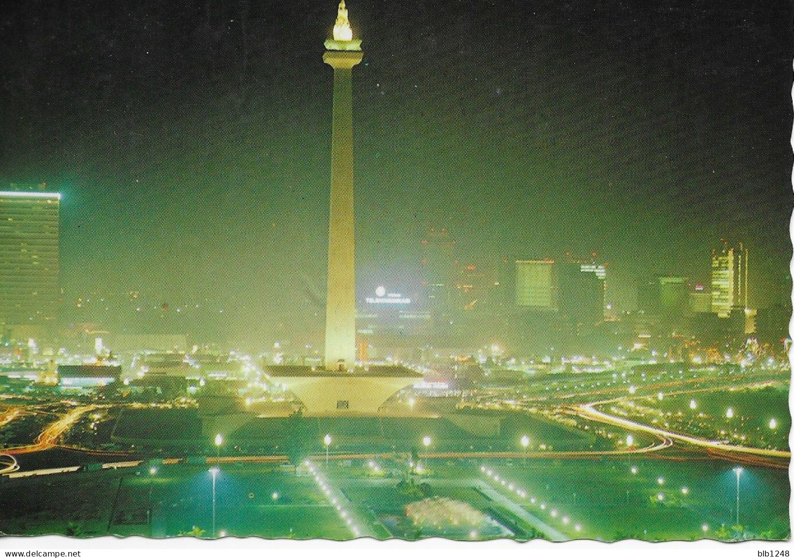 Asie > Indonésie Djakarta Night Scene Of National Monument - Indonesië