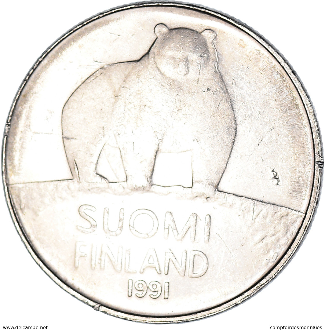 Monnaie, Finlande, 50 Penniä, 1991 - Finnland