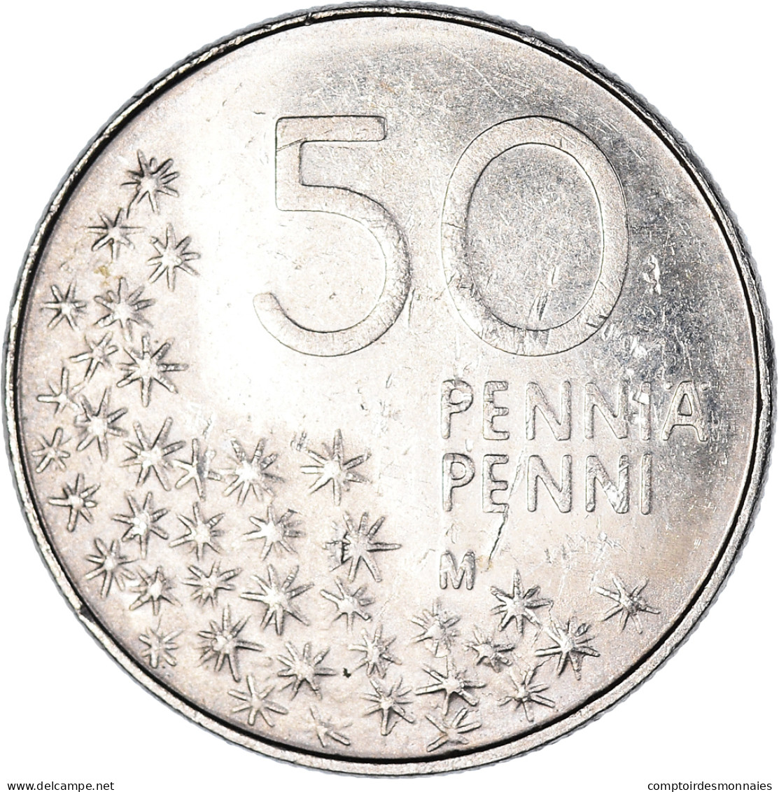 Monnaie, Finlande, 50 Penniä, 1991 - Finnland