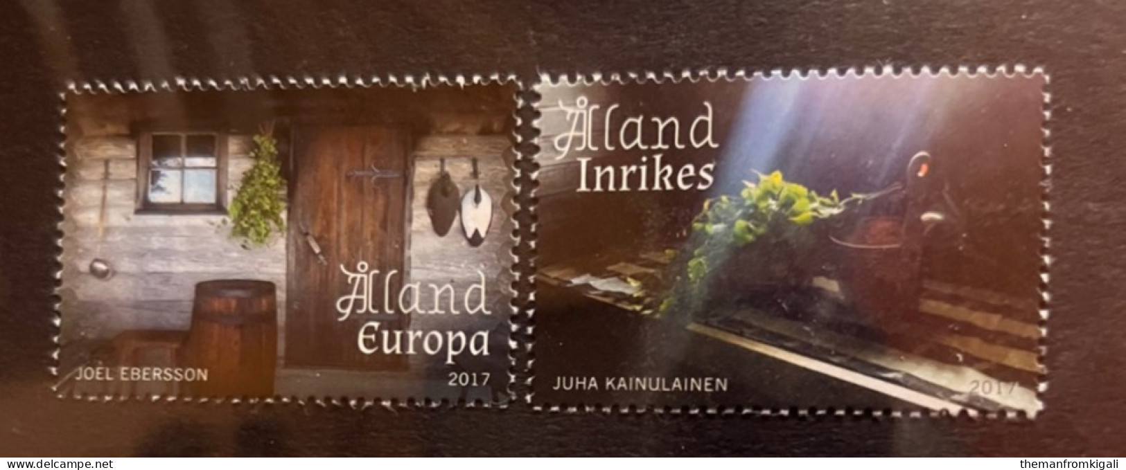 Aland 2017 -Sauna Traditions - Joint Issue With Finland. - Aland