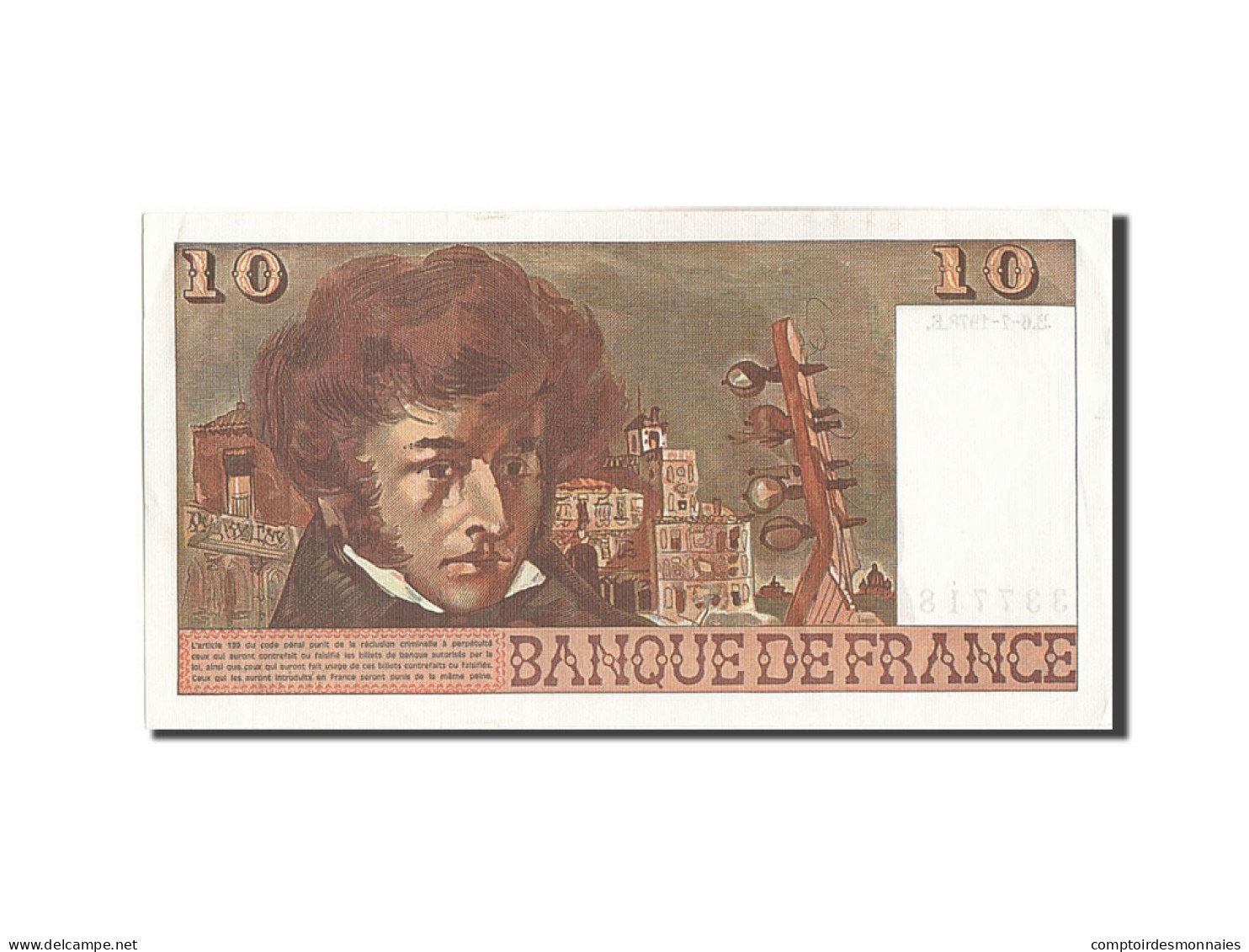 Billet, France, 10 Francs, 10 F 1972-1978 ''Berlioz'', 1978, 1978-07-06, SPL - 10 F 1972-1978 ''Berlioz''