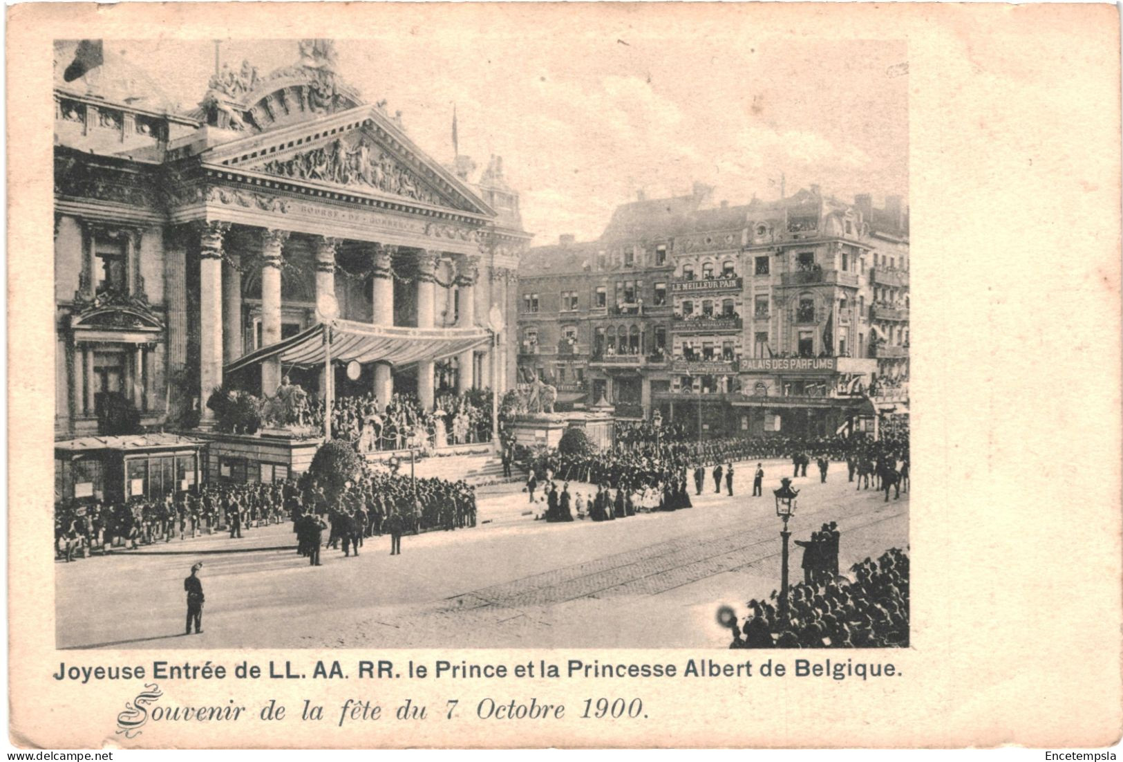 CPA Carte Postale Belgique Bruxelles Joyeuse Entrée Du Prince Et Princesse Albert Le 7/10/1900   VM78410 - Feste, Eventi