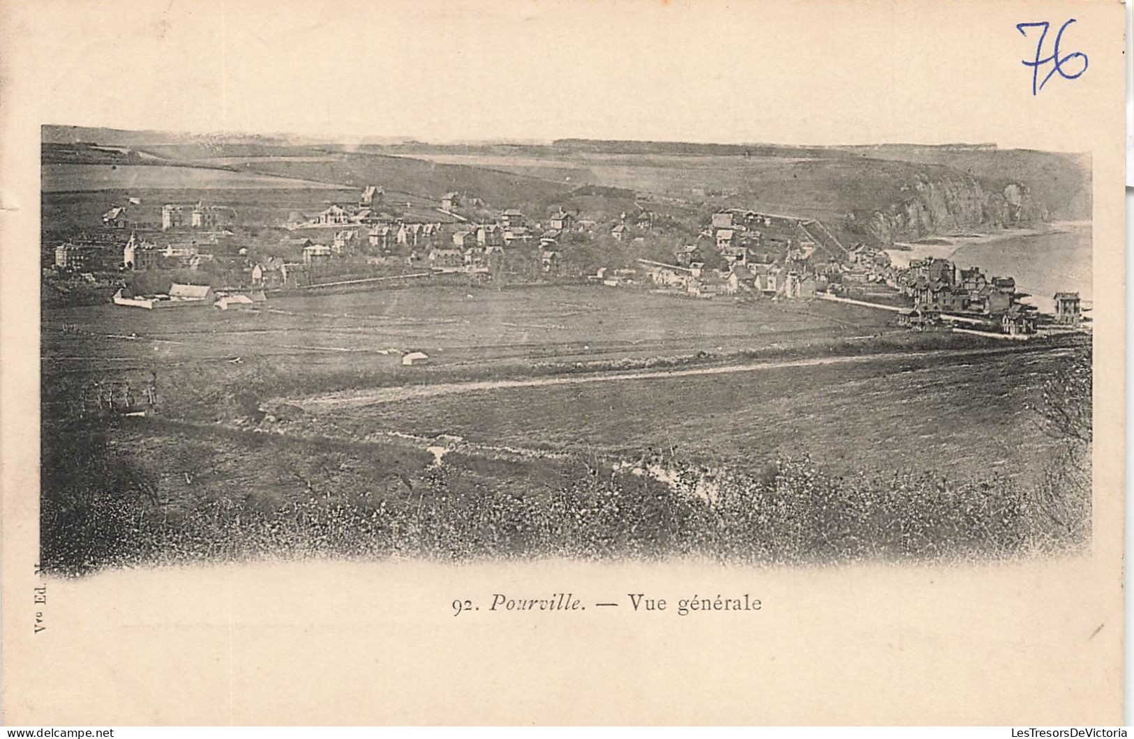 FRANCE - Pourville - Vue Générale - Carte Postale Ancienne - Dieppe