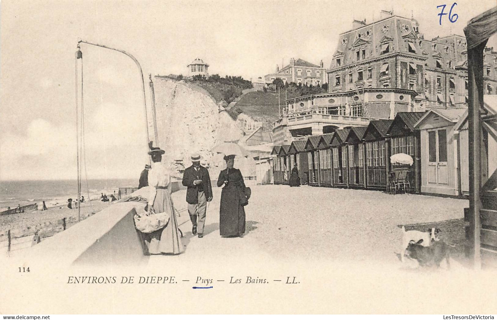 FRANCE - Environs De Dieppe - Puys - Les Bains - Carte Postale Ancienne - Dieppe