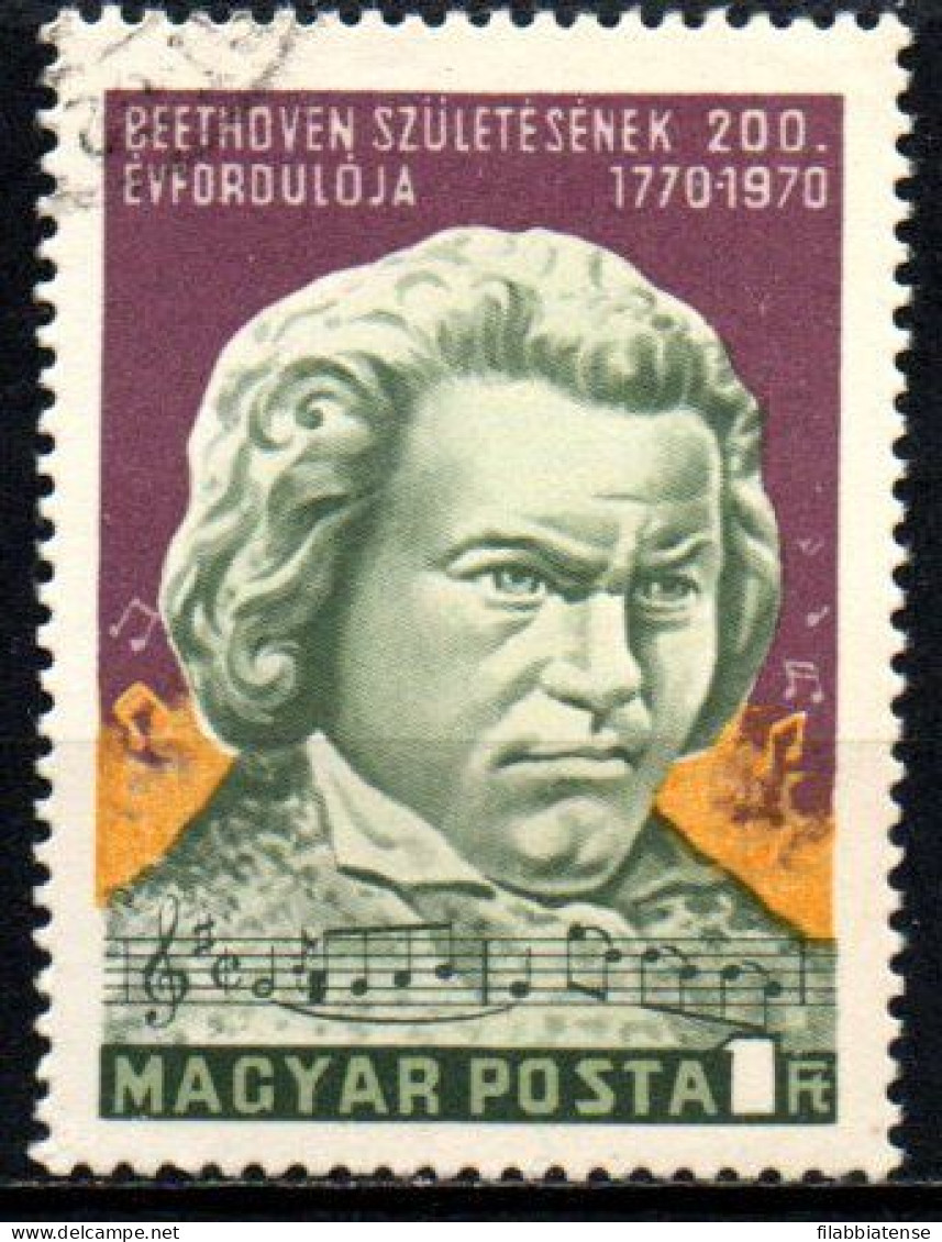 1970 - Ungheria 2096 Nascita Di Beethoven  ------- - Used Stamps