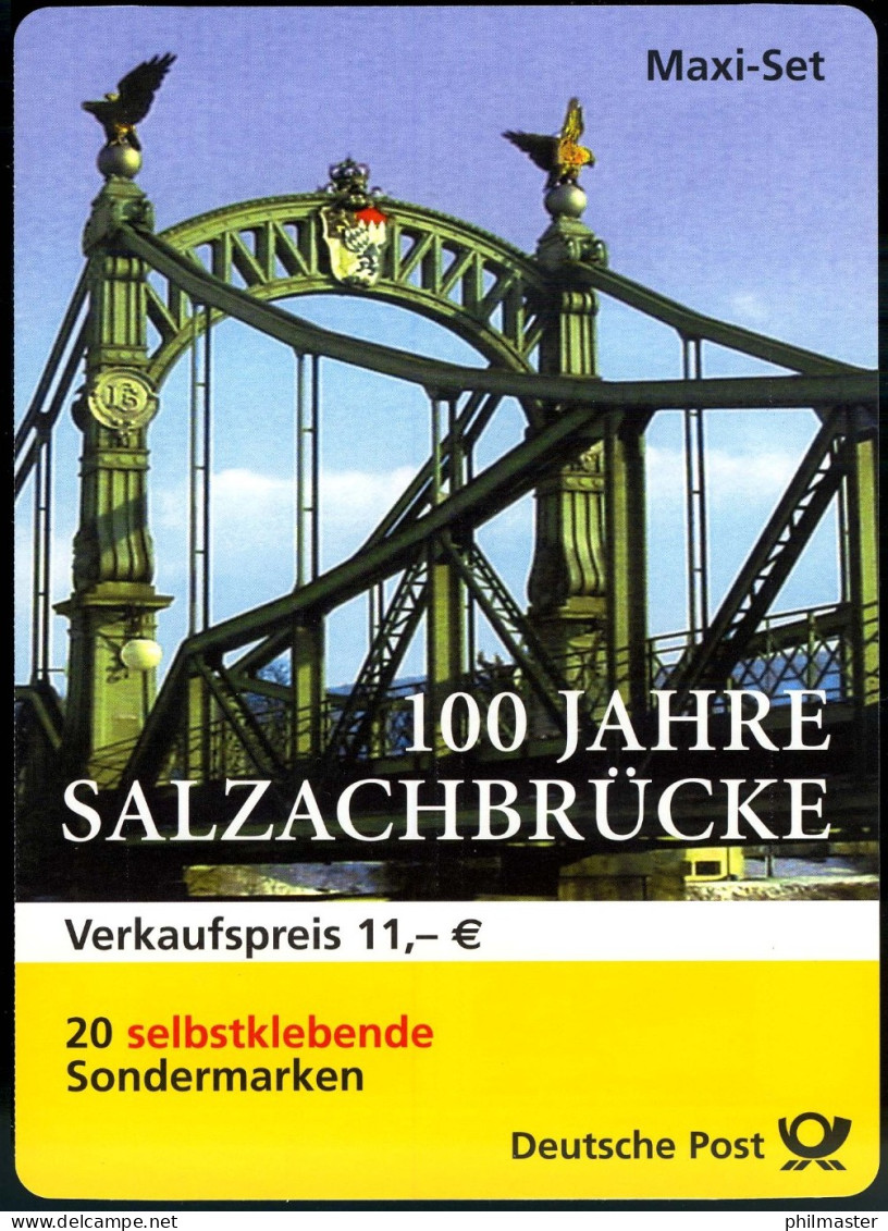 52Ib MH Salzachbrücke, Sicherheitsaufdruck VI - Dunkler Aufdruck (b) ** - 2001-2010