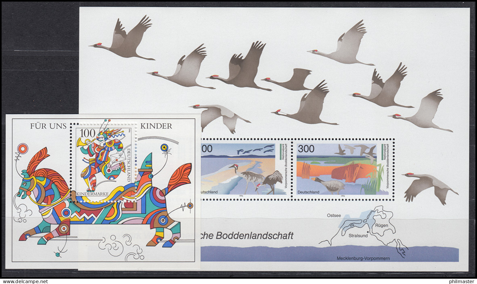 1834-1894 Bund-Jahrgang 1996 Kpl. Ecken Oben Rechts ** Postfrisch - Annual Collections