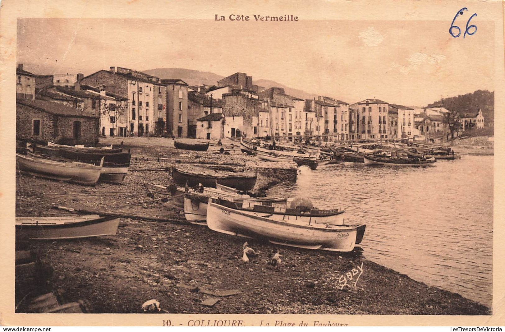 FRANCE - Collioure - La Plage Au Faubourg - Carte Postale Ancienne - Collioure