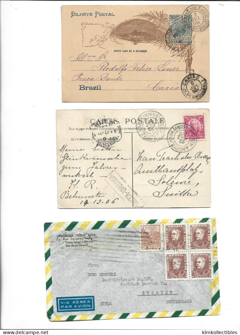 BOLIVIA - POSTAL HISTORY LOT - 8 COVERS / STATIONERY / PC - Bolivie