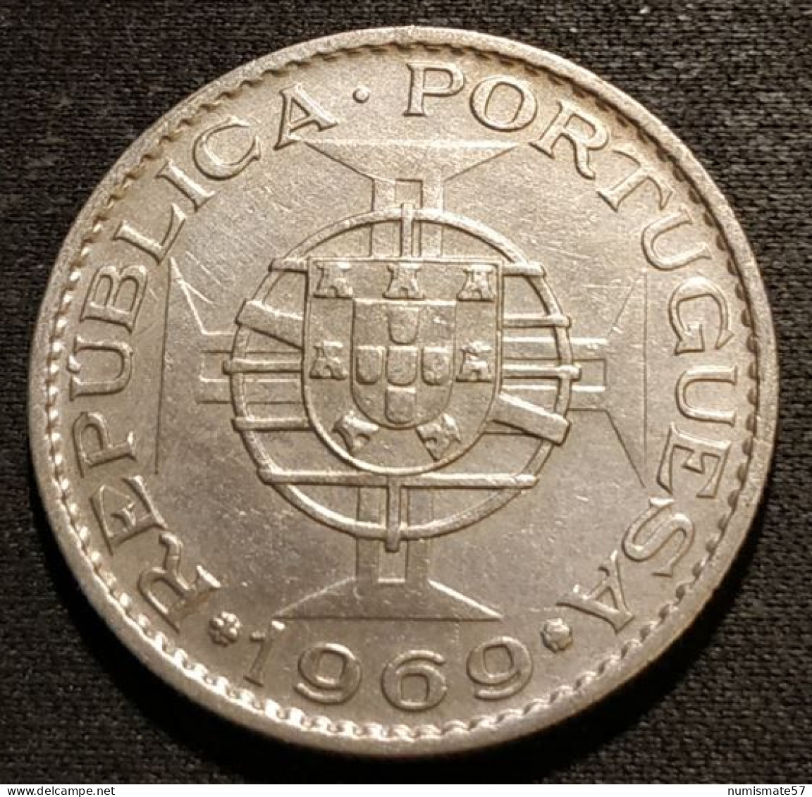 ANGOLA - 10 ESCUDOS 1969 - Colonie Portugaise - KM 79 - Angola