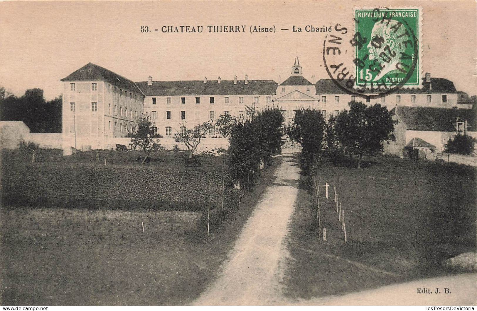 FRANCE - Château Thierry (Aisne) - Vue Générale De La Charité - Vue De L'extérieur - Carte Postale Ancienne - Chateau Thierry