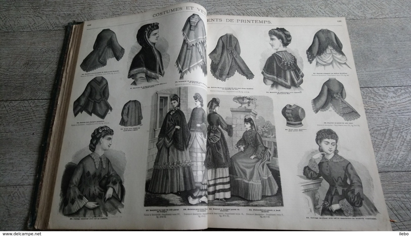 Reliure Les Modes De La Saison Album 1870-72 Broderie Ouvrages De Dames Mode Gravures Rare 71 Numéros Mode - Fashion